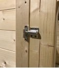Abri de jardin en bois mono pente 9m² + auvent 2x3m