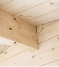 Abri de jardin en bois mono pente 9m² + auvent 2x3m