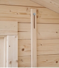 Abri de jardin en bois double pente de 5m² (2,5m x 2m)