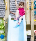 Tour de jeux Pagoda en bois avec toboggan de 2m90
