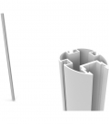 Mât alu 260cm Ingenua Umbrosa 75 coloris blanc