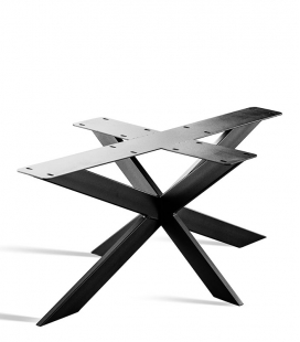 Pied de table noir en acier – Modèle 091