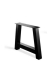 Pied de table noir en acier – Modèle 012