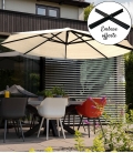 Parasol déporté rond ou carré Nesling avec tissu Coolfit