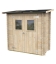 Abri de jardin en bois adossé Hobby 1.34 m² Alce