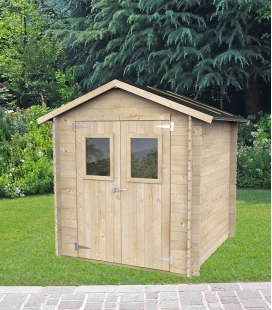Abri de jardin en bois Hobby 3.1 m² Alce 198*198 cm