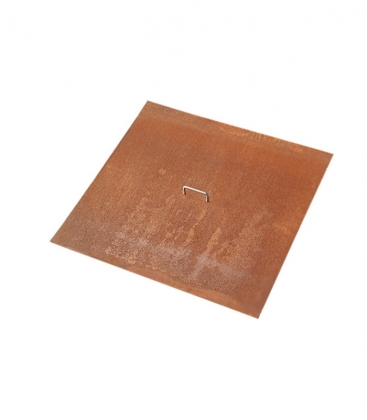 Couvercle en acier carré pour Braséro Remundi Cube