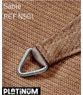 Voile d’ombrage triangle rectangle 5m*5m*7,1m perméable - Nesling® Coolfit®