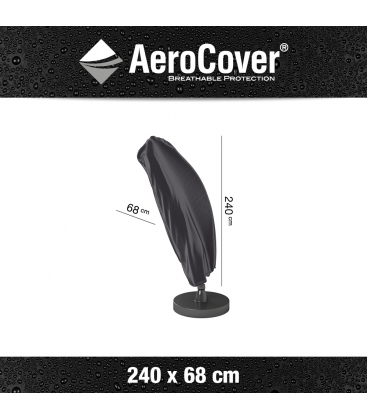 Housse pour parasol à bras déporté