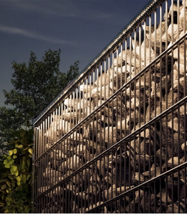 Set de Barette lumineuse extérieur pour clôture en métal/ gabion LyghtUp® LED