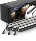 Set de Barette lumineuse extérieur pour clôture en métal/ gabion LyghtUp® LED