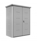 Armoire de jardin anthracite en acier Giarmadio Telluria