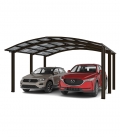 Carport double aluminum en M - Portoforte Ximax
