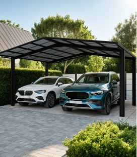 Carport double en métal LINEA XIMAX M 60-80