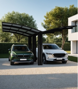 Carport double aluminum en Y - Portoforte Ximax Y 110