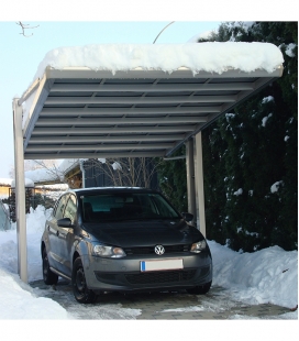 Carport simple en métal design sur deux bras - MY PORT XIMAX