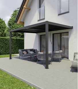 Pergolas adossée anthracite Ximax