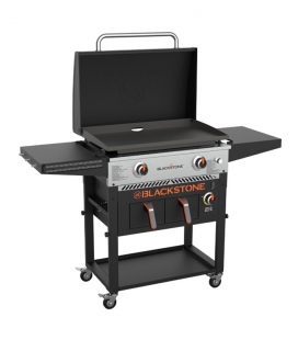 Plancha Blackstone 28 pouces sur pieds avec couvercle et friteuse airfryer