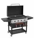 Plancha Blackstone 36 pouces sur pieds avec couvercle et friteuse Airfryer