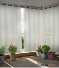 Rideaux verticaux pour extérieur 1,37 x 2,20 m Shadow Comfort