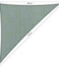 Voile d'ombrage perméable triangulaire 4,00x4,00x5,70m Shadow Confort