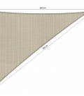 Voile d'ombrage perméable triangulaire 5*6*7.8m Shadow Confort