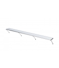 Serre de jardin en verre Rhodo III KGT 5,15m² aluminium avec vitrage de 6mm