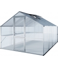 Serre de jardin en verre Orchidee III KGT 9,59m² aluminium avec vitrage de 10mm