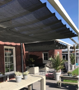 Store bateau horizontal perméable Shadow Comfort deep grey