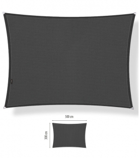 Voile d'ombrage perméable rectangulaire 3*5m Shadow Comfort