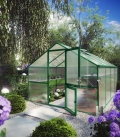 Serre de jardin en verre Orchidee IV KGT 12,74m² aluminium avec vitrage de 10mm