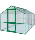 Serre de jardin en verre Rose IV KGT 10m² aluminium avec vitrage de 10mm