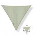 green Voile d'ombrage perméable triangulaire 5x5x5m Shadow Confort