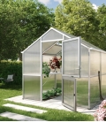 Serre de jardin 5,06 m² Iris II KGT aluminium et polycarbonate