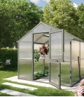 Serre de jardin en verre Iris II KGT 5,06 m² aluminium avec vitrage de 16mm