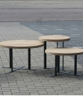 Plateau de table basse ronde