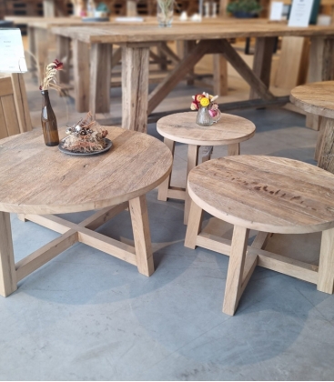 Plateau de table basse ronde