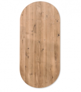 Plateau de table Oblong allongé en chêne massif