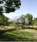 Serre de jardin en verre Ortasia III KGT 9,59 m² aluminium avec vitrage de sécurité trempé