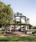 Serre de jardin en verre Ortasia III KGT 9,59 m² aluminium avec vitrage de sécurité trempé