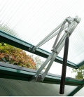 Serre de jardin 2,56 m² Linea 1 KGT aluminium et polycarbonate
