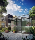 Serre de jardin 6,06 m² Linea 2 KGT aluminium et polycarbonate