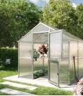 Serre de jardin 7,53 m² Iris 3 KGT aluminium et polycarbonate