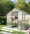 Serre de jardin 7,53 m² Iris 3 KGT aluminium et polycarbonate