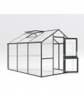 Serre de jardin 7,53 m² Iris 3 KGT aluminium et polycarbonate