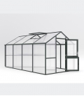 Serre de jardin 10m² Iris 4 KGT aluminium et polycarbonate