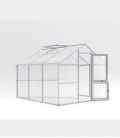 Serre de jardin 9,59 m² Nelke 3 KGT aluminium et polycarbonate