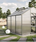 Serre de jardin 9,59 m² Dahlie 3 KGT aluminium et polycarbonate