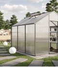 Serre de jardin 9,59 m² Dahlie 3 KGT aluminium et polycarbonate