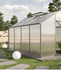 Serre de jardin 12,74 m² Dahlie 4 KGT aluminium et polycarbonate